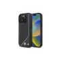 BMW M Perforated Twisted Line MagSafe pevné puzdro pre iPhone 16 Pro (6,3 palca) - čierne