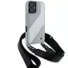 BMW BMHCP16S23PSCCG iPhone 16 6,1 palca sivé pevné puzdro M Edition Carbon Stripe & Strap