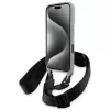 BMW BMHCP16S23PSCCG iPhone 16 6,1 palca sivé pevné puzdro M Edition Carbon Stripe & Strap