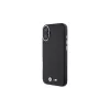 BMW M Collection Smooth Full Wrapped Metal MagSafe pevné puzdro pre Apple iPhone 16 - čierne
