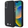 BMW M Collection Smooth Full Wrapped Metal MagSafe pevné puzdro pre iPhone 16 Plus 6,7 palca - čierne