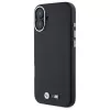 BMW M Collection Smooth Full Wrapped Metal MagSafe pevné puzdro pre iPhone 16 Plus 6,7 palca - čierne