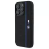 BMW BMHMP16L23SHEB iPhone 16 Pro pevné puzdro silikónové Hexagon Blue Line MagSafe čierna