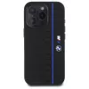 BMW BMHMP16L23SHEB iPhone 16 Pro pevné puzdro silikónové Hexagon Blue Line MagSafe čierna