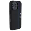 BMW BMHMP16L23SHEB iPhone 16 Pro pevné puzdro silikónové Hexagon Blue Line MagSafe čierna