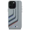 BMW Turning Lines silikónové pevné puzdro pre Apple iPhone 16 Pro Max 6,9 palca sivé MagSafe