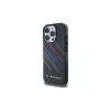 BMW Motorsport IML Random Stripes pevné puzdro pre Apple iPhone 16 Pro 6,3 palca - čierne