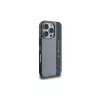 BMW Motorsport pevné puzdro pre Apple iPhone 16 Pro 6,3 palca sivé IML Vertical Stripe