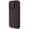 Mercedes-Benz MB Waves Leather pevné puzdro pre Apple iPhone 16 Pro Max 6,9 palca červené