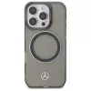 Mercedes-Benz iPhone 16 Pro Max 6,9 palca pevné puzdro strieborný krúžok MagSafe čierne