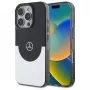 Mercedes-Benz MEHMP16L23HBIGK pevné puzdro Double Layer BiColor MagSafe pre iPhone 16 Pro 6.3 čierne/strieborné