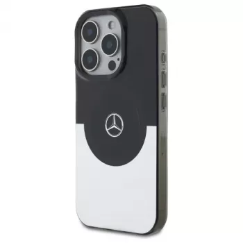 Mercedes-Benz MEHMP16X23HBIGK iPhone 16 Pro Max 6,9 palca pevné puzdro dvojvrstvové dvojfarebné MagSafe čierne/strieborné