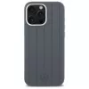 Mercedes-Benz iPhone 16 Pro Max 6,9 palca pevné puzdro silikónové sivé Vertical Tonal Stripes MagSafe
