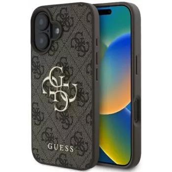 Guess GUHCP16S4GMGBR iPhone 16 6,1 palca hnedé pevné puzdro 4G Big Logo