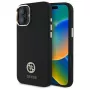 Guess GUHCP16SM4DGPK iPhone 16 6,1 palca čierne pevné puzdro silikónové logo Strass 4G