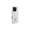 Guess GUHCP16LM4DGPH iPhone 16 Pro 6,3 palca biele silikónové puzdro s logom Strass 4G