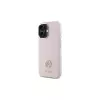 Guess GUHCP16SM4DGPP pevné puzdro silikónové logo Strass 4G pre Apple iPhone 16 6,1 palca ružové