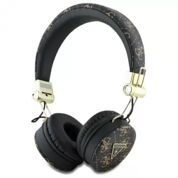 Guess 4G Triangle Round Shape bezdrôtové slúchadlá, Bluetooth, ENC, čierne