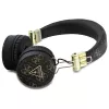 Guess 4G Triangle Round Shape bezdrôtové slúchadlá, Bluetooth, ENC, čierne