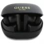 Guess Capsule Printed Logo - Bluetooth TWS ANC & ENC slúchadlá s nabíjacím puzdrom (čierne)