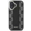 DKNY DKHMP16MPCPVSLK pevné puzdro pre iPhone 16 Plus 6.7 čierna so vzorom šachovnice MagSafe