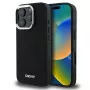 DKNY DKHMP16LPSCMCLK pevné puzdro pre iPhone 16 Pro 6,3 palca čierna hladké strieborné logo MagSafe