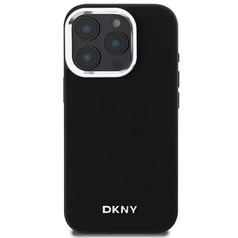 DKNY DKHMP16XPSCMCLK pevné puzdro pre Apple iPhone 16 Pro Max 6,9 palca čierna strieborné logo MagSafe