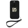 DKNY DKHCP16LPBSWSK iPhone 16 Pro 6,3 palca čierne pevné puzdro s pútkom na ruku a logom Stock