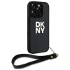 DKNY DKHCP16LPBSWSK iPhone 16 Pro 6,3 palca čierne pevné puzdro s pútkom na ruku a logom Stock