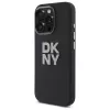 DKNY DKHCP16XSMCBSK pevné puzdro pre iPhone 16 Pro Max 6,9 palca tekutý silikón kovové logo – čierna