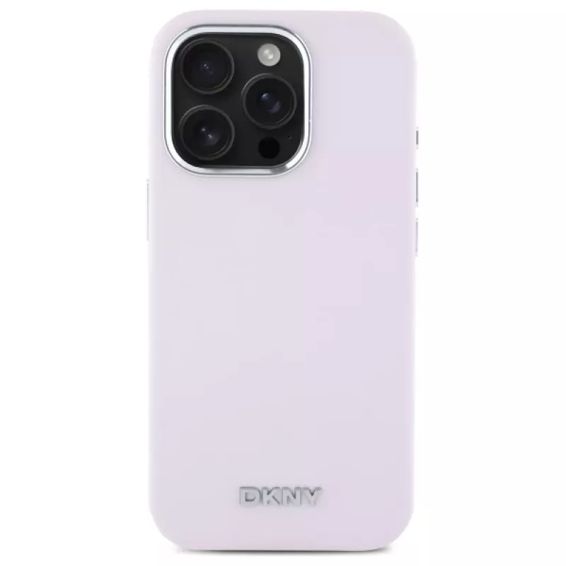 DKNY DKHMP16XSMCHLP pevné puzdro tekutý silikón MagSafe pre Apple iPhone 16 Pro Max 6,9 palca – ružová