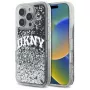 DKNY DKHCP16XLBNAEK iPhone 16 Pro Max 6,9 palca pevné puzdro tekutý gliter arch logo čierna