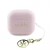 Guess Glossy Effect Printed Classic Logo & Charm TWS slúchadlá ružová