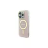Guess GUHMP16LH4STP pevné puzdro IML 4G MagSafe pre iPhone 16 Pro 6,3