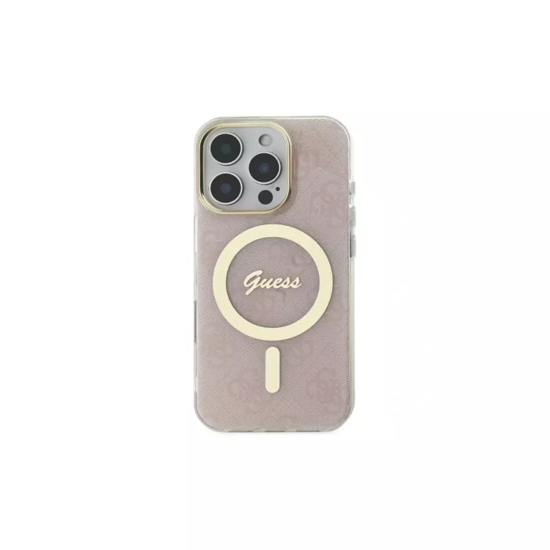 Guess GUHMP16LH4STP pevné puzdro IML 4G MagSafe pre iPhone 16 Pro 6,3