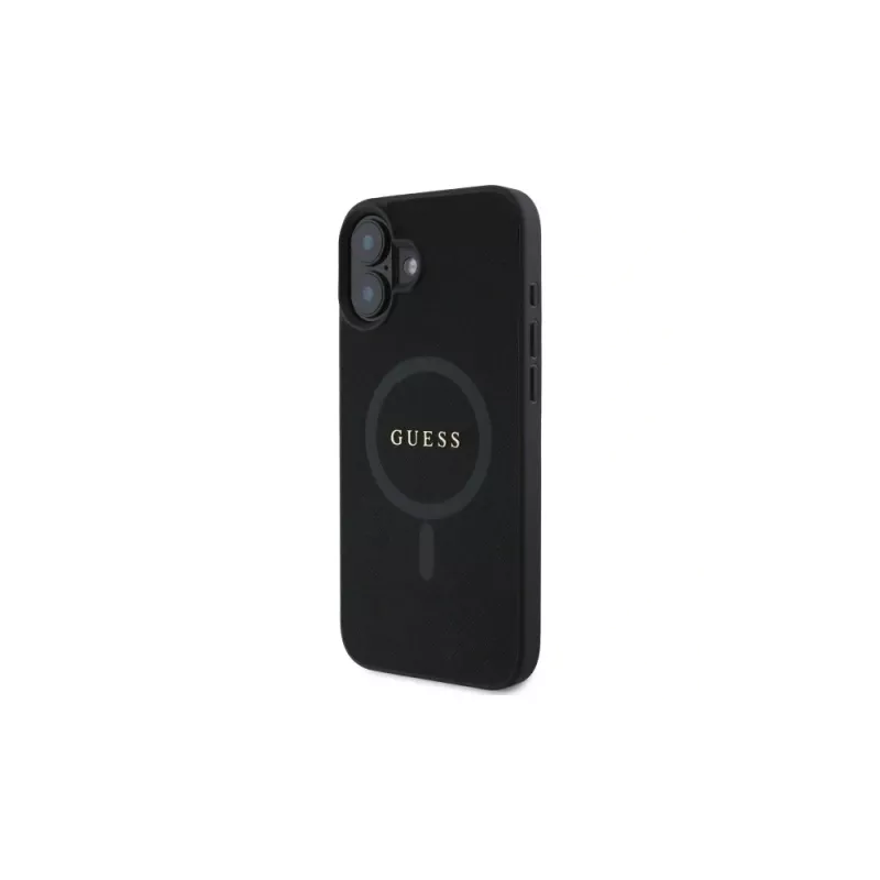 Guess GUHMP16SPSAHMCK Saffiano Classic Logo MagSafe pevné puzdro pre iPhone 16 6,1