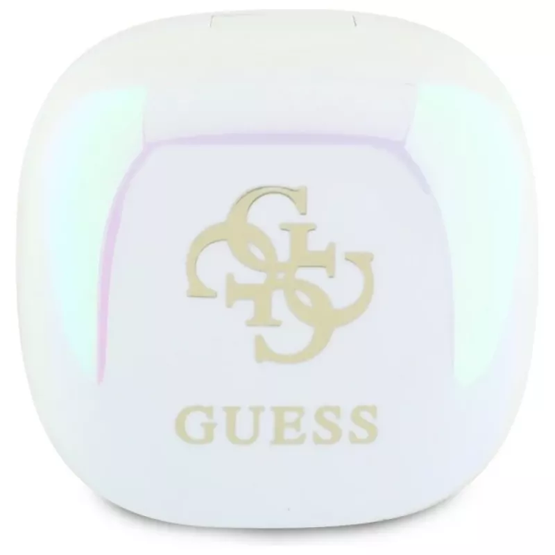 Guess 4G Printed Logo True Wireless Stereo Bluetooth slúchadlá s nabíjacím puzdrom (biela)