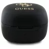Guess GUTWSJ144ESK True Wireless Stereo Bluetooth slúchadlá s nabíjacím puzdrom, čierna iridescent 4G Printed Logo