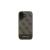 Guess 4G Bottom Stripe puzdro pre iPhone 16 Plus (hnedá)
