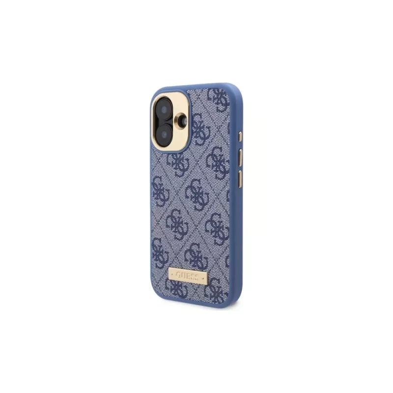 Guess GUHMP16MU4GPRB iPhone 16 Plus 6.7 modré puzdro 4G Logo Plate MagSafe