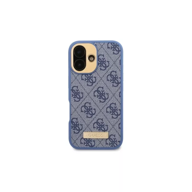 Guess GUHMP16MU4GPRB iPhone 16 Plus 6.7 modré puzdro 4G Logo Plate MagSafe