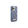 Guess GUHMP16MU4GPRB iPhone 16 Plus 6.7 modré puzdro 4G Logo Plate MagSafe