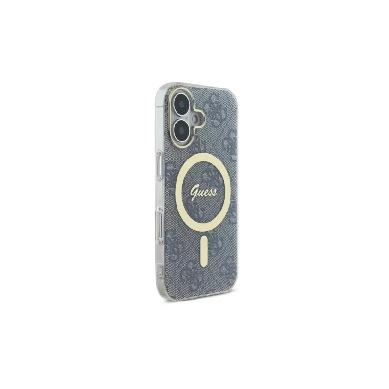 Guess GUHMP16SH4STB iPhone 16 6.1 puzdro IML 4G MagSafe modré