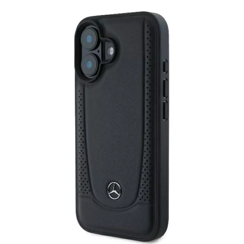 Mercedes-Benz MEHCP16SARMBK puzdro Leather Urban pre iPhone 16 6,1