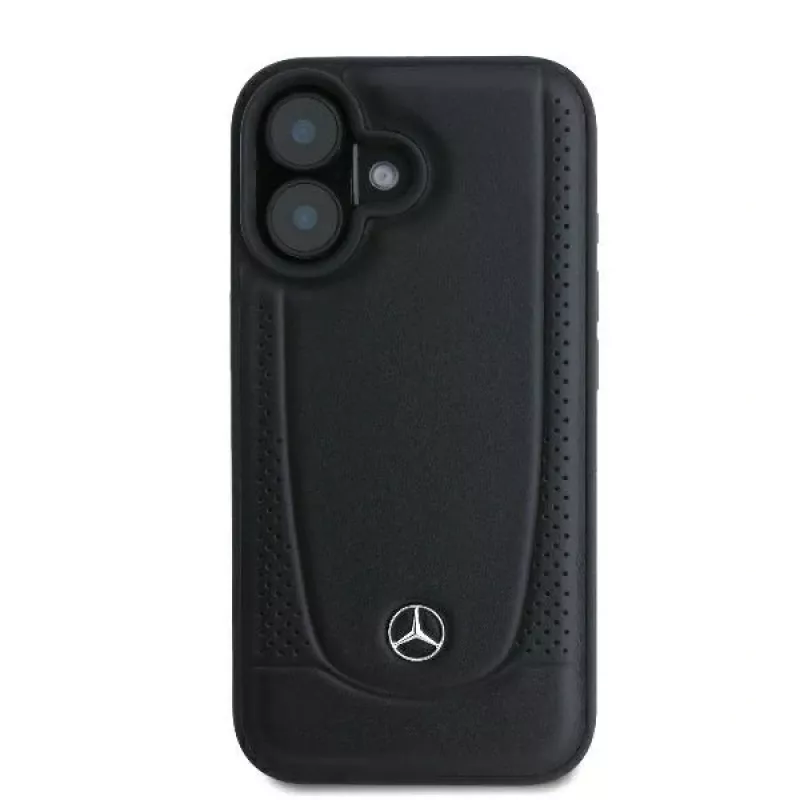 Mercedes-Benz MEHCP16SARMBK puzdro Leather Urban pre iPhone 16 6,1