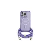 Guess GUHMP16XHCTSGNSU iPhone 16 Pro Max 6,9 inch fialové puzdro crossbody šnúrka Script MagSafe