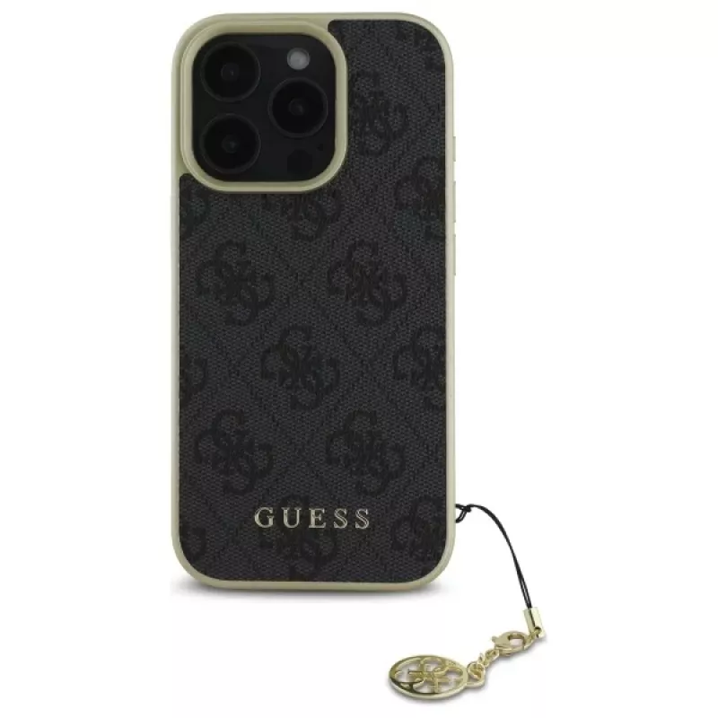 Guess GUHCP16XGF4GGR iPhone 16 Pro Max 6.9 čierne puzdro 4G Charms Collection
