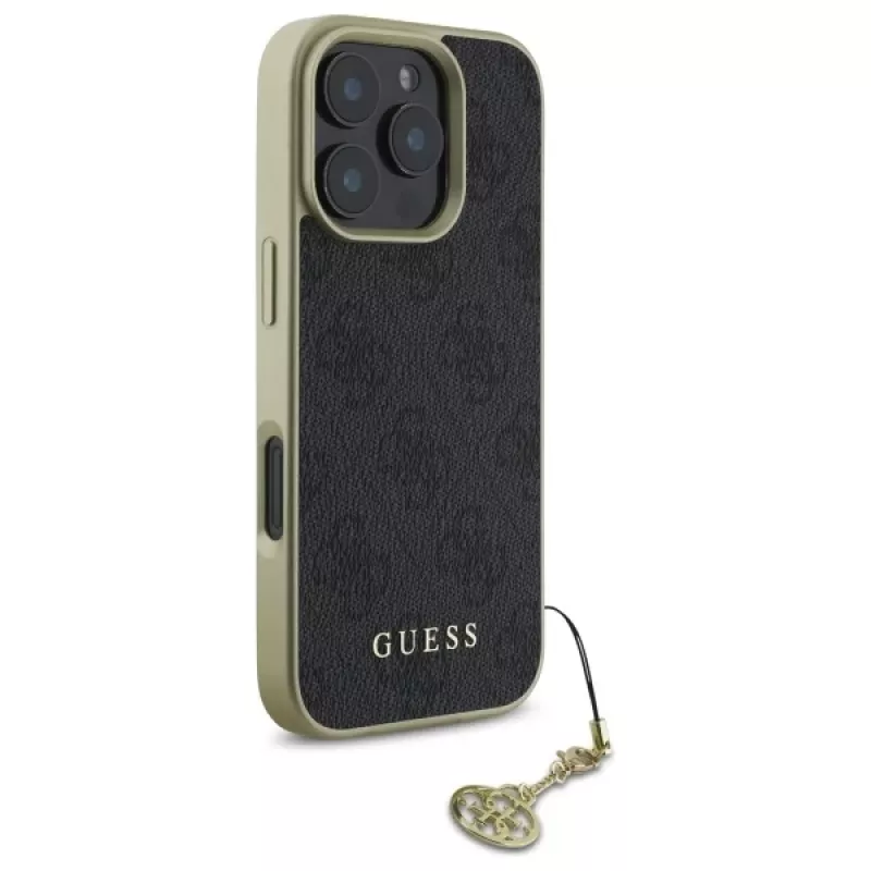 Guess GUHCP16XGF4GGR iPhone 16 Pro Max 6.9 čierne puzdro 4G Charms Collection