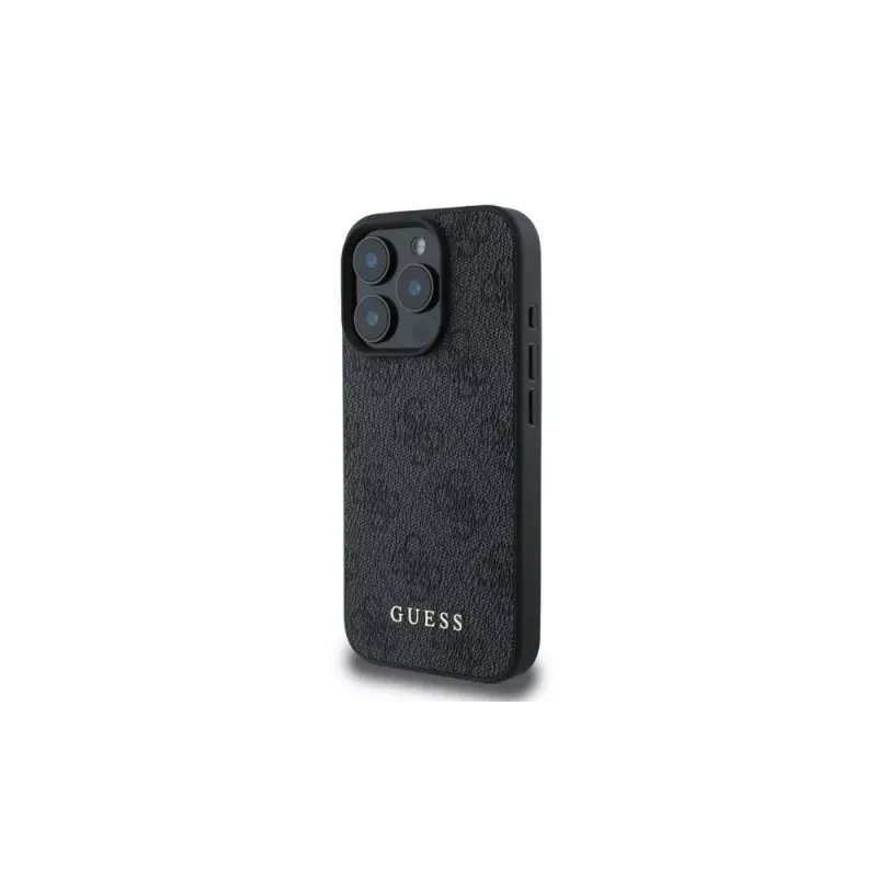 Guess 4G Classic puzdro pre Apple iPhone 16 Pro, čierne