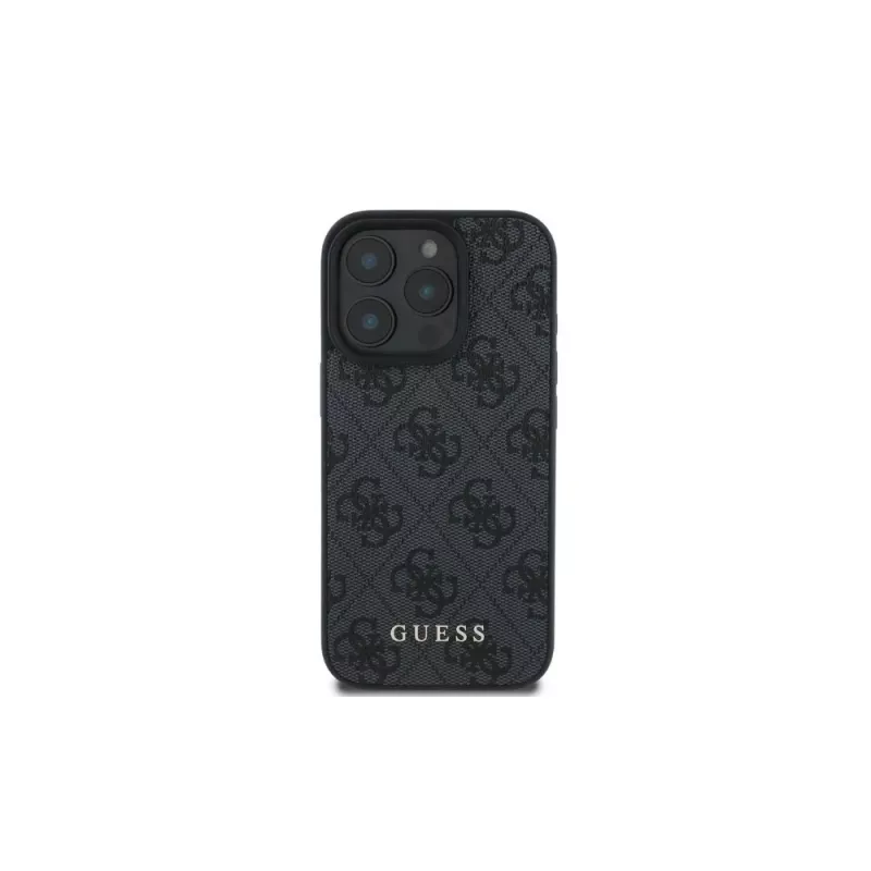 Guess 4G Classic puzdro pre Apple iPhone 16 Pro, čierne